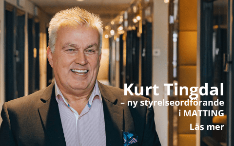 Kurt Tingdal - ny styrelseordförande i Matting